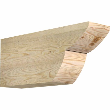 Ekena Millwork Crestline Rough Sawn Rafter Tail, Douglas Fir, 6"W x 10"H x 24"L RFT06X10X24CRE00RDF